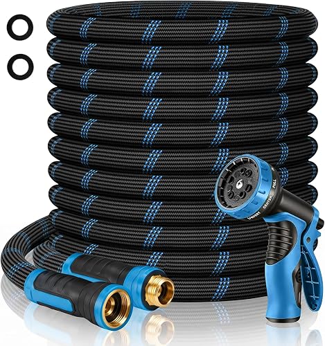 Garden Hose Ultra Lightweight, 2026 Exclusive New Version Non Expanding Water Hose, Tough & Flexible, Abrasion Resistant for Yard Watering, Lawn Care, Pet Washing, Marine & Camper Use, 50FT