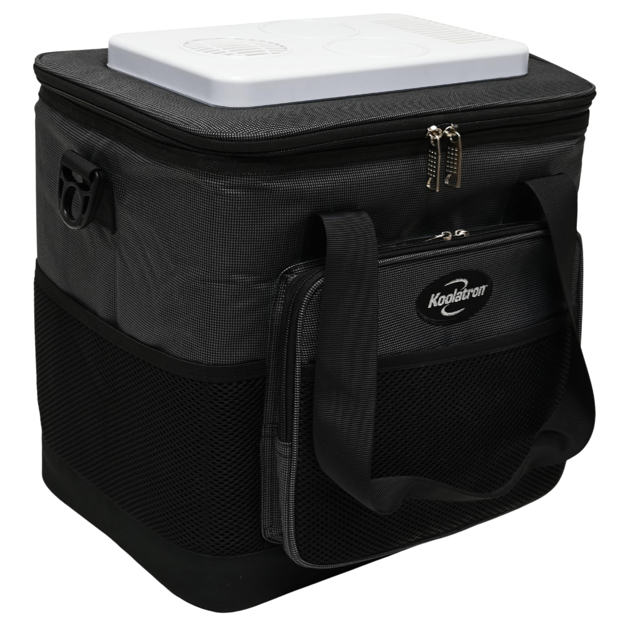 Koolatron Sac Isotherme 13L Glacière Électrique Glacière Portable 12V Mini Réfrigérateur Étanche Voiture Bandoulière Réglable Sacs Souples pour Déjeuner Boissons Camping
