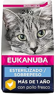 Eukanuba Sterilised Overweight para gatos