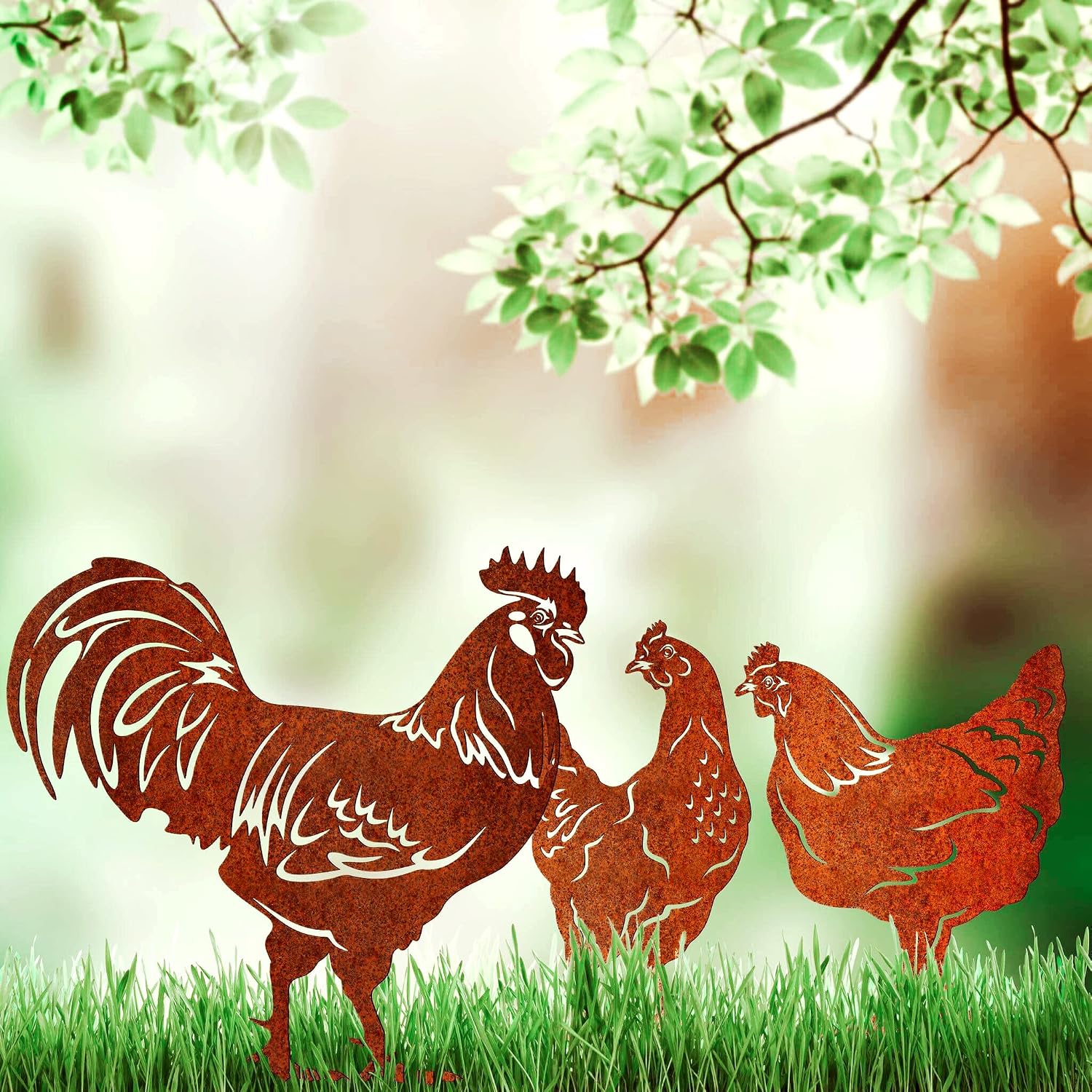 Gartendeko Rost Tiere