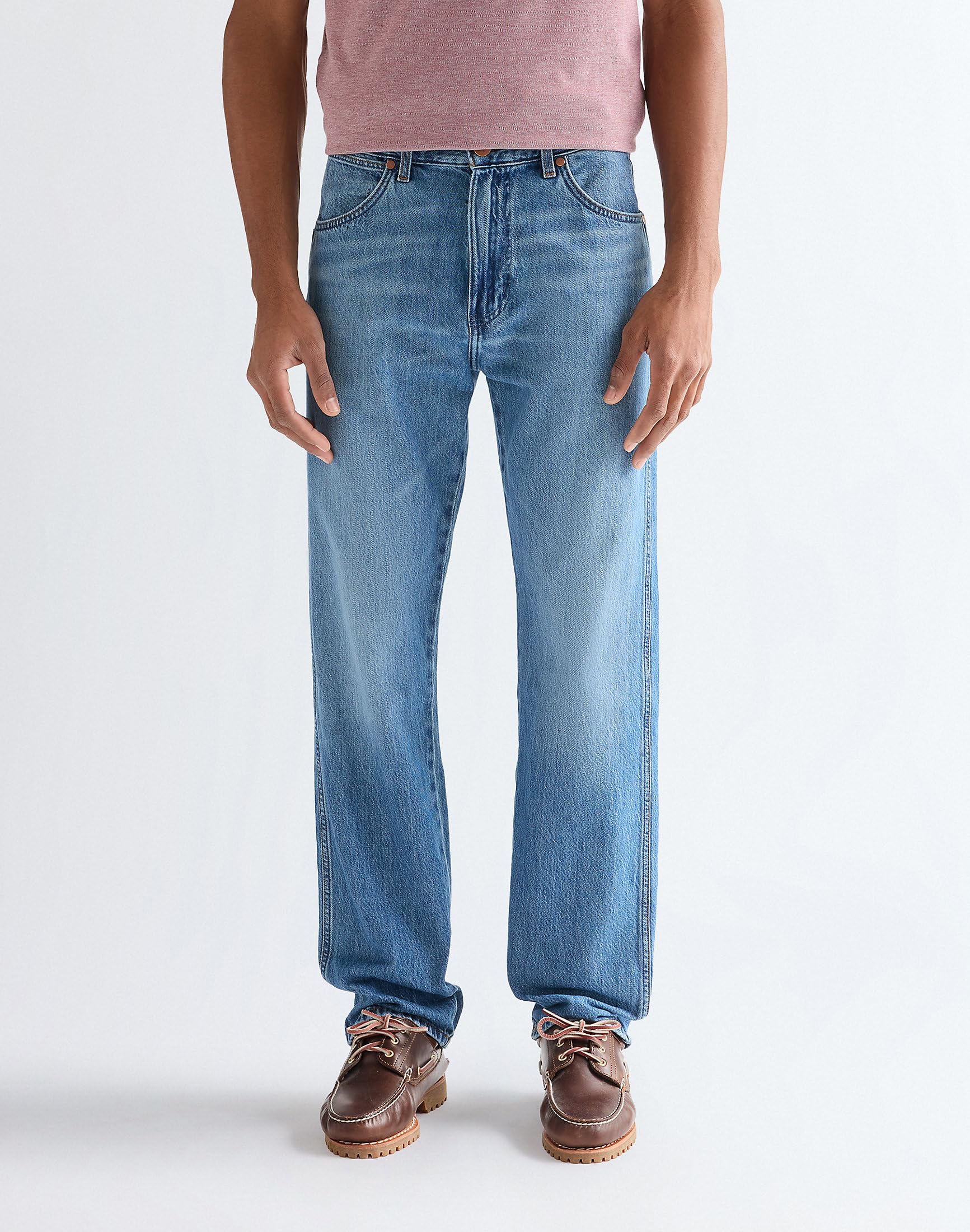 Wrangler - Jean Homme - Coupe Droite Décontractée - Frontier - Dancing Water
