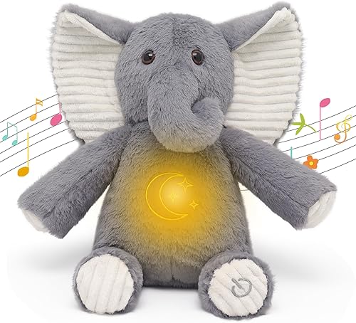 Vista 10 de IUTOYYE Capybara - Animal de peluche con luces musicales para respirar, movimiento, alivio de la ansiedad, regalo relajante para dormir, compañero