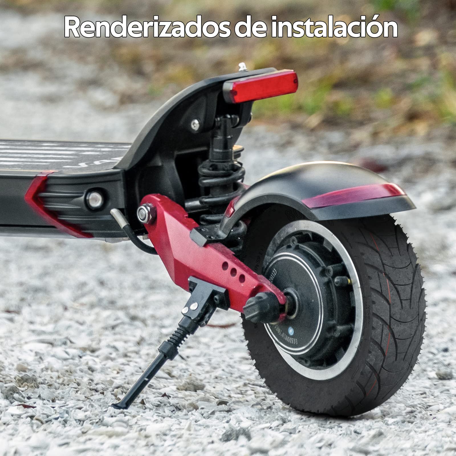 1PZ S08-T65 Neumático y cámara de aire 10x3.0 80/65-6 para Patinete electrico Kugoo M4 / M4 Pro Zero 10X, para Neumático de 10 pulgadas rueda de 90/65-6.5 255x80