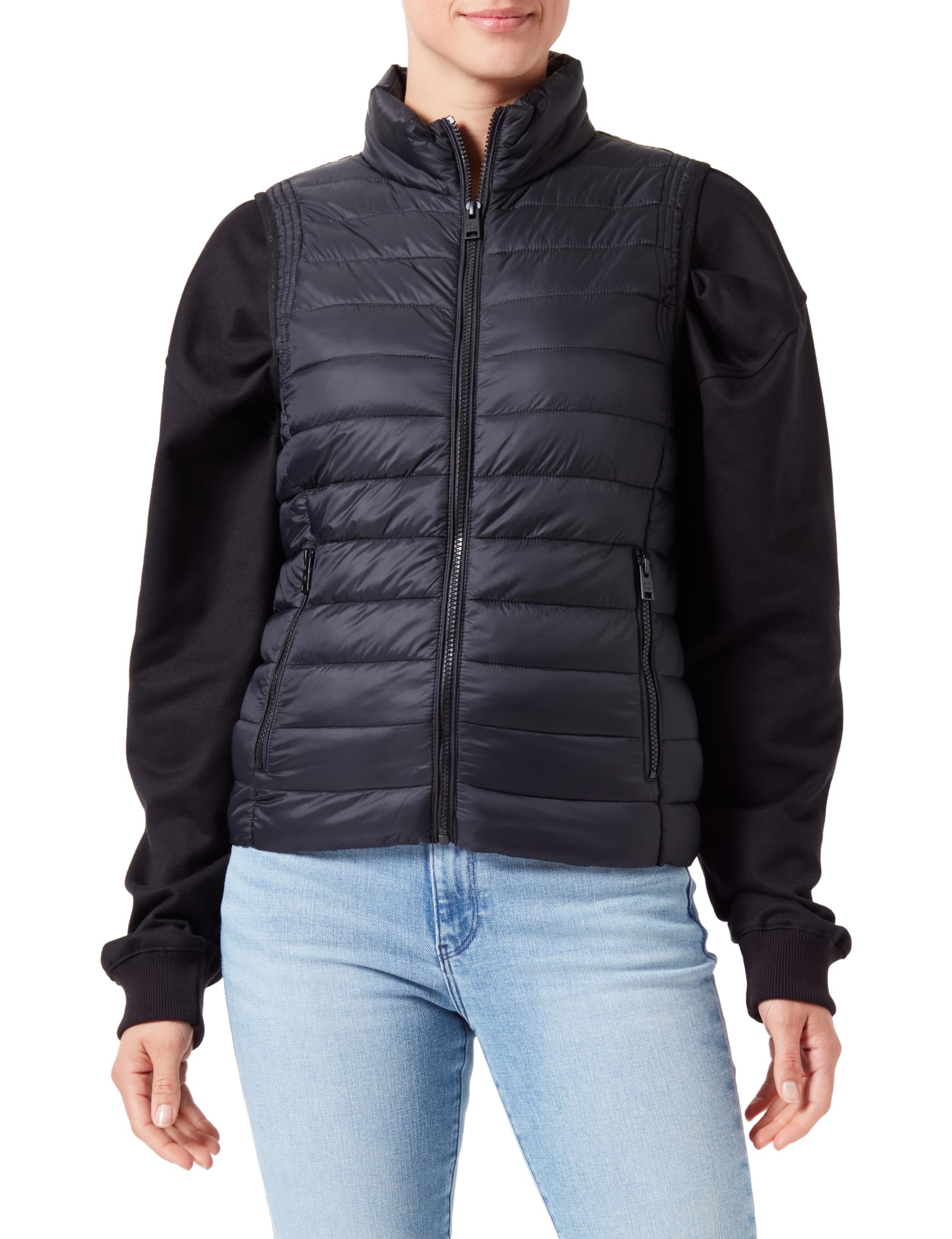 Champion Legacy Outdoor W Spring-Summer WR Light Nylon High-Neck Gilet Femme