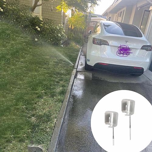 Miniatura 3 de 2 protectores de rociadores ajustables, protector contra salpicaduras de aspersores, protector de cabeza de aspersor, protectores de rociadores para