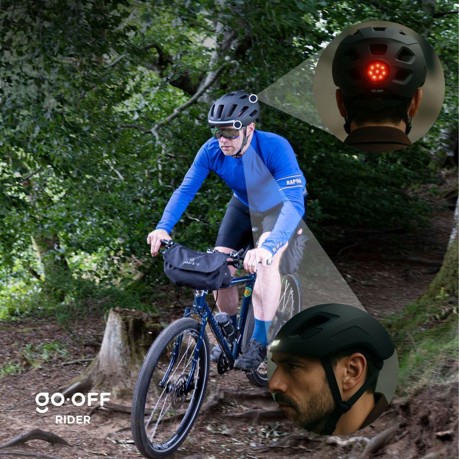 GOOFF Rider - Casco de bicicleta para mujer y hombre, para adultos, fácilmente ajustable con ventilación, adecuado para bicicleta de carretera, MTB y bicicleta de ciudad