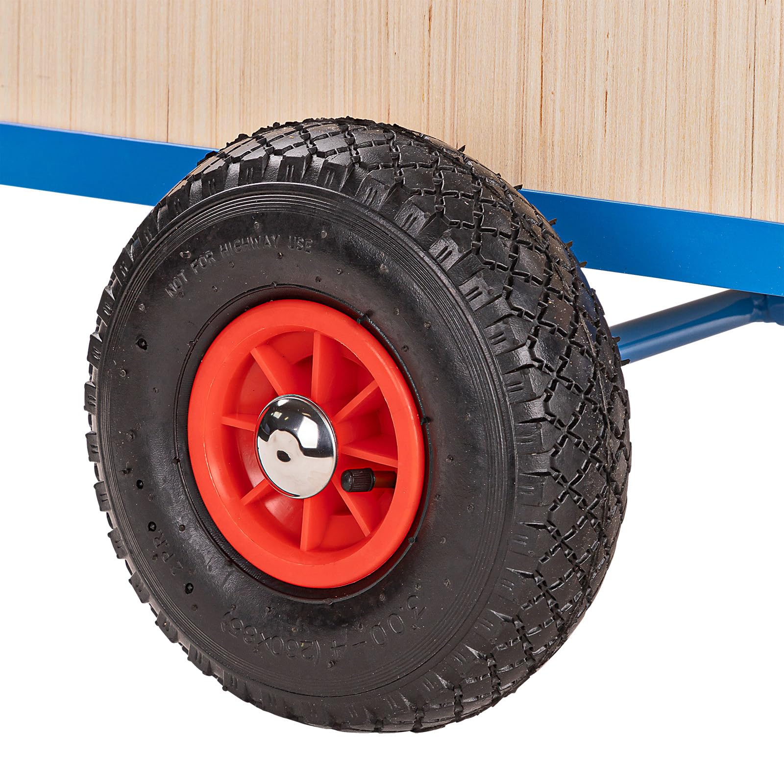 DEMA Gokart Anhänger Tretauto Transportanhänger 100 kg Luftbereifung | Kinderfahrzeug, Lastenanhänger, Handwagen, Bordwände abnehmbar, Luftreifen, Garten, Spielzeugtransport
