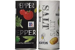 Prefilled Disposable Salt and Pepper Shakers