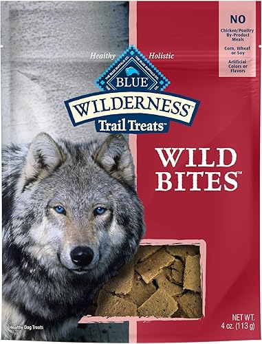 Blue Buffalo Wilderness Trail Treats Wild Bites - Golosinas suaves y húmedas para perros sin granos disponible en Yaxa Colombia