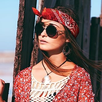 Amazon | Geyoga 8ピース 海賊バンダナ ハロウィン スカル バンダナ