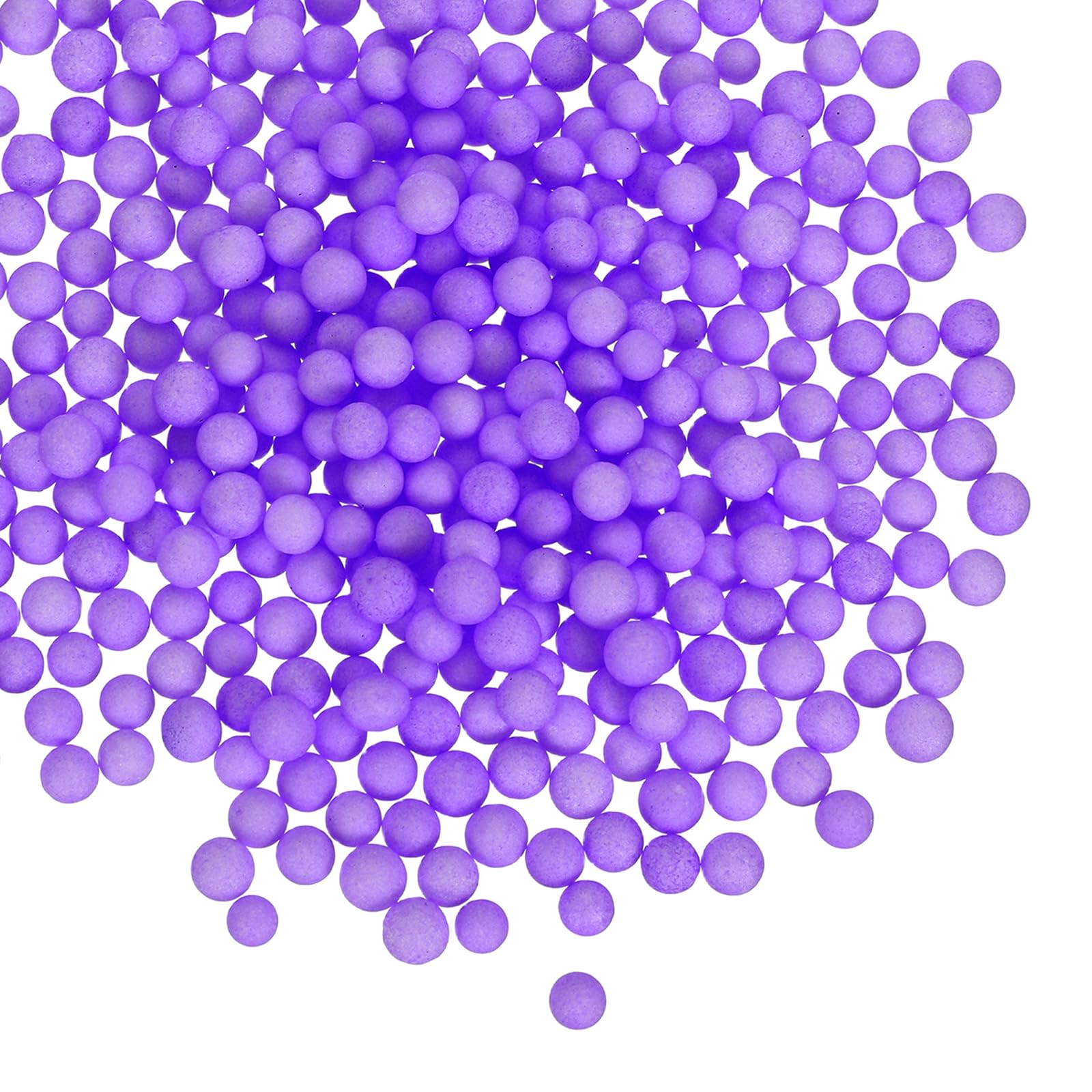 Mini bolas de espuma uxcell de 4-6 mm moradas para rellenar globos y decorar maquetas artísticas