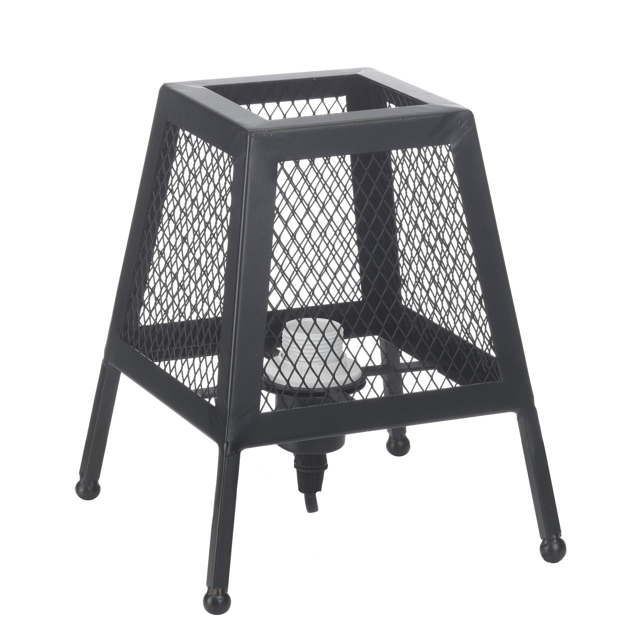 Onli Negro Lámpara De Mesa De Metal Estilo Industrial