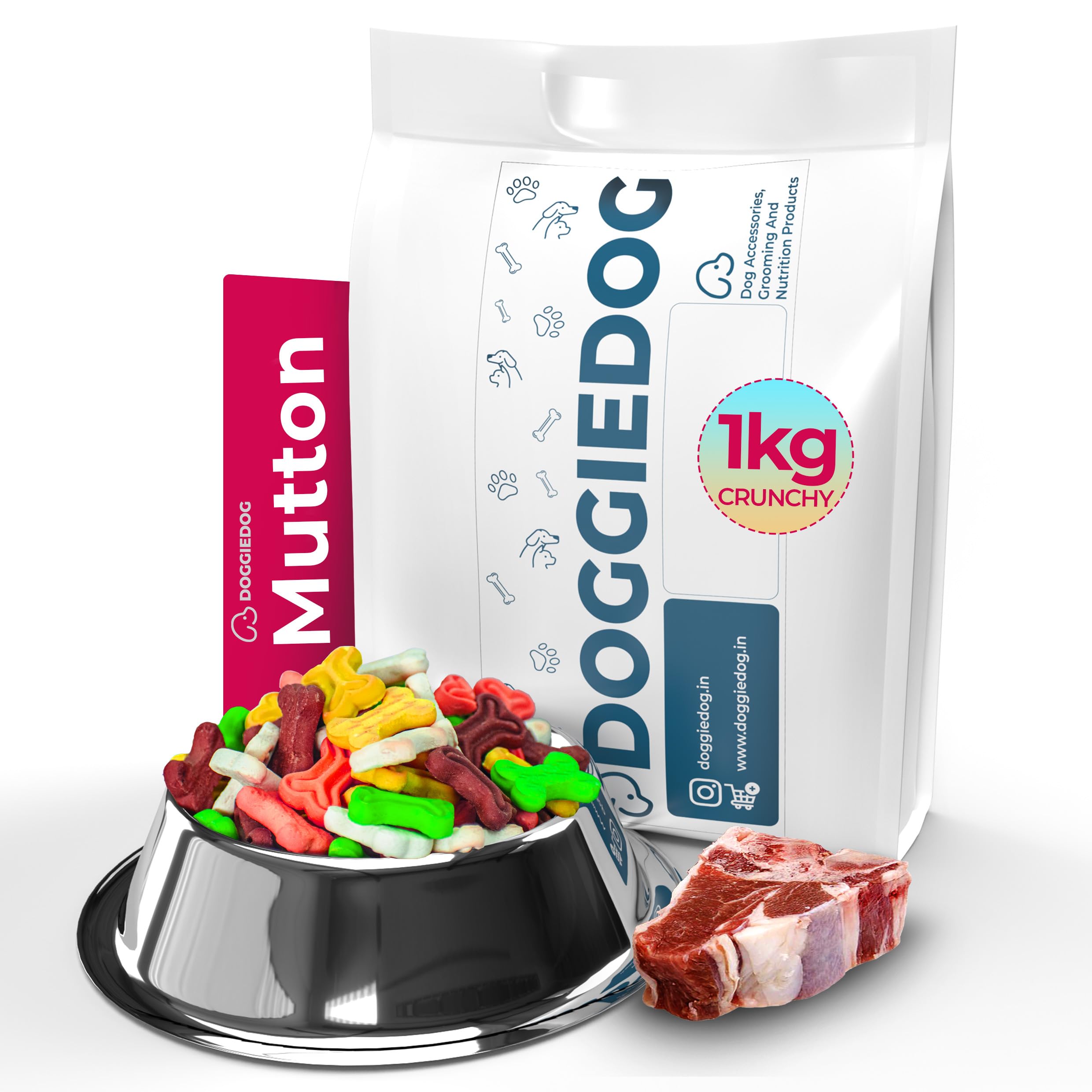 DOGGIE DOG Food Chicken Dog Treats, Dog Biscuits. Adult Dog Bone and Puppy Food. Drool Worthy Food Items, Puppy Sticks, Teething Sticks (Lamb - 1KG (Multicolour)) (B0CFJVYCX4) Amazon Price History, Amazon Price Tracker