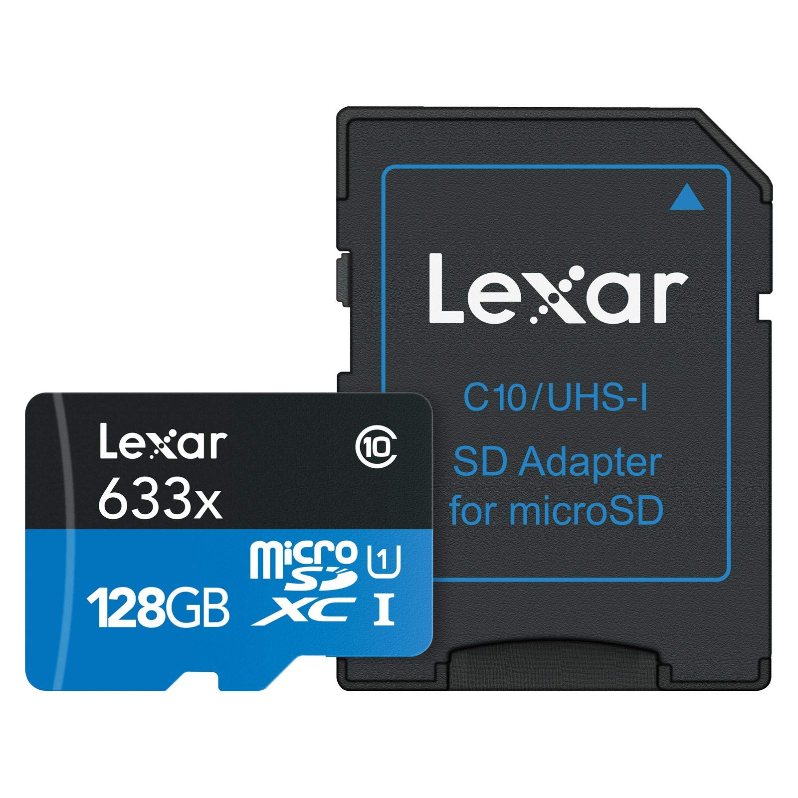 Lexar 128GB Micro SDXC Classe 10 Con Adattatore - LSDMI128BBEU633 A - Scheda Memoria Per Smartphone, Tablet E Fotocamere - 3