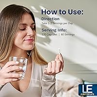 Vista 3 de Life Enhancement Suplemento de potasio de alta absorción para la salud muscular, cerebral y ósea, sin aditivos, suplemento de potasio elemental