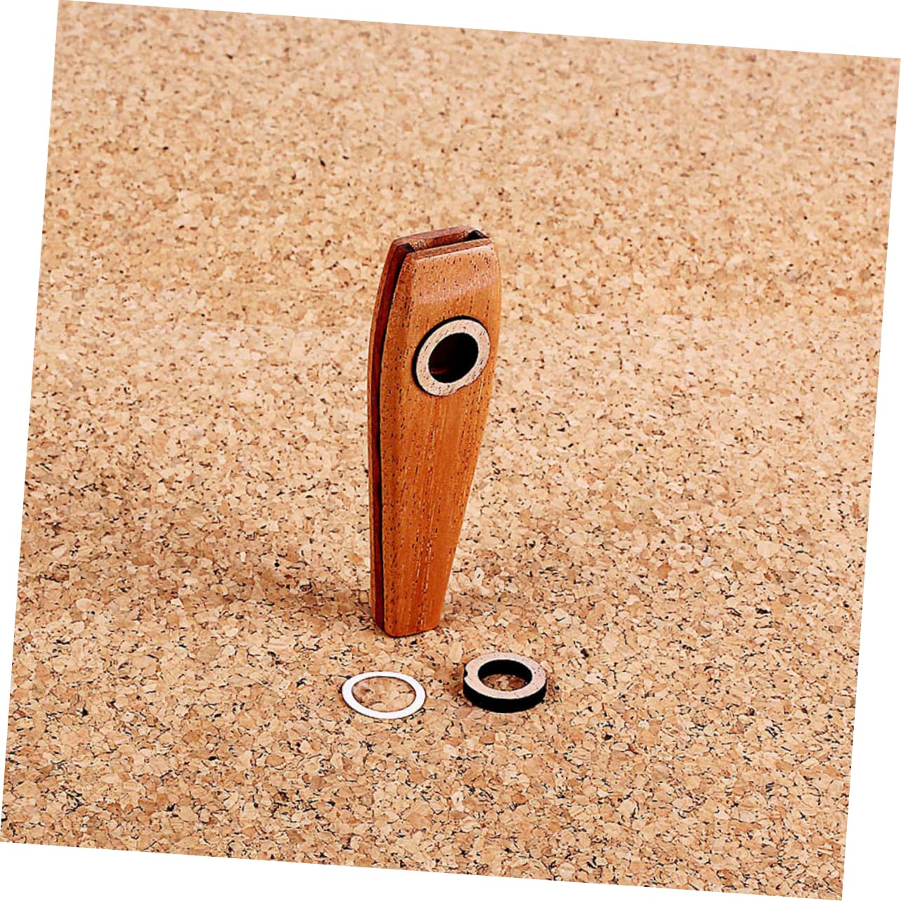 BESTonZON 3pezzi Kazoo Di Legno Per Principianti Strumento Musicale Per Adulti Armonica Portatile Facile Da Usare Per Festività e Attività Musicali