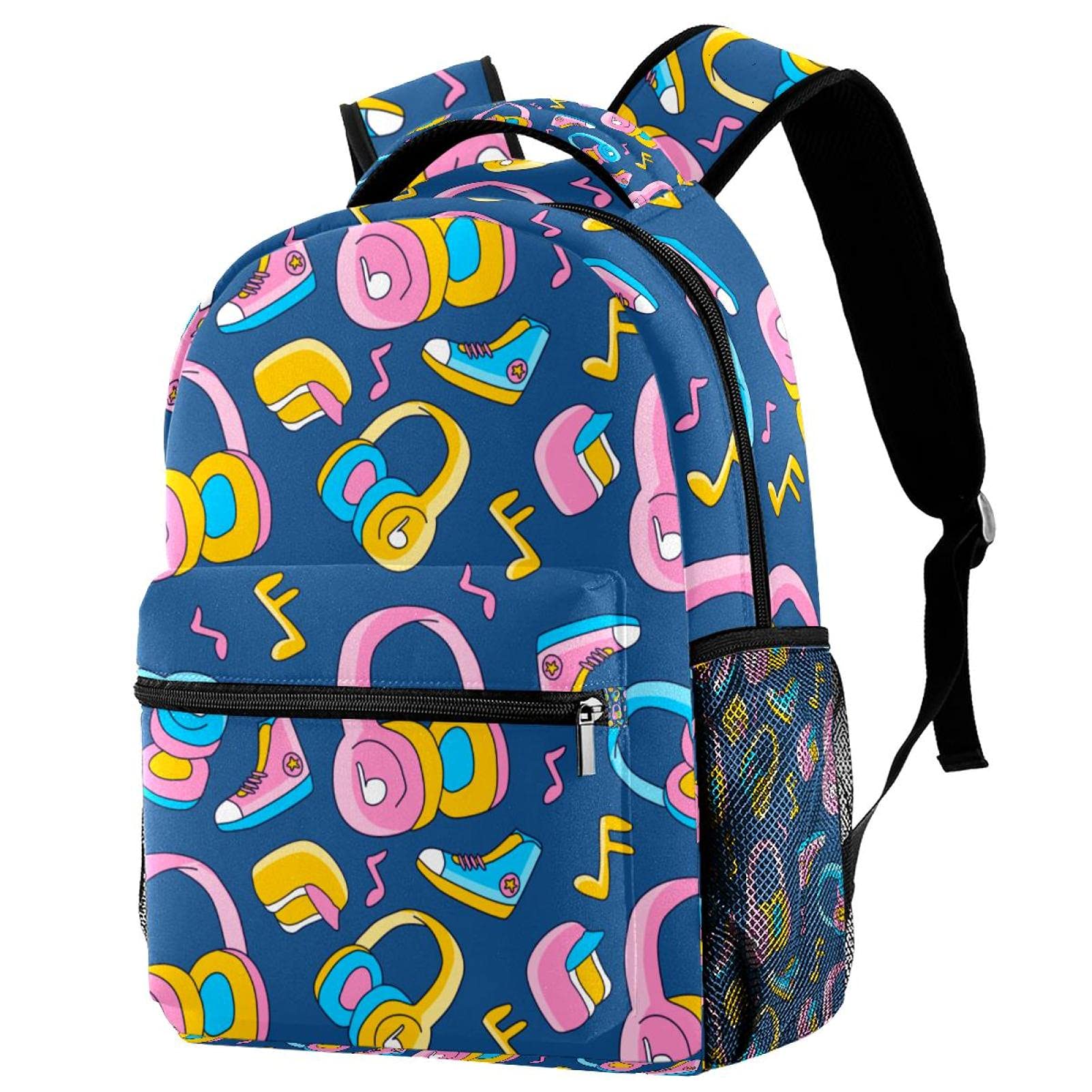Sac à dos d'école grande capacité style décontracté jungle multicolore - 7