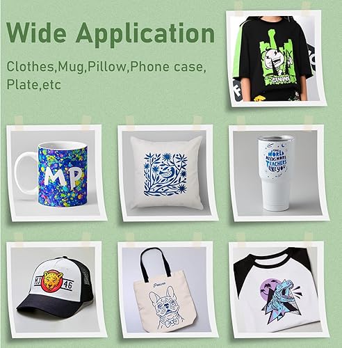 Miniatura 3 de Papel de sublimación  11 x 17 pulgadas (A3), 120 hojas de 3.70oz para cualquier impresora de inyección de tinta con tinta de sublimación,