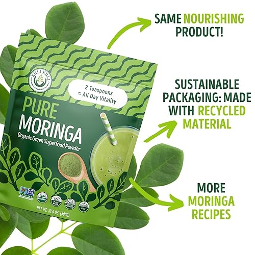 Miniatura 5 de Kuli Kuli Polvo orgánico de Moringa 106 onzas