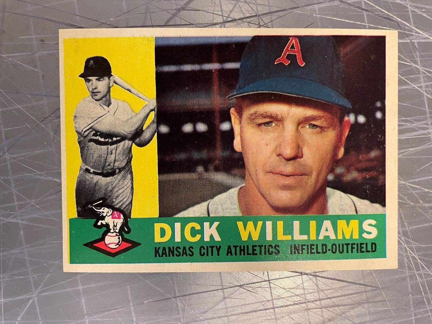 1960 Topps #188 Dick Williams Kansas City Athletics Baseball Card Nm/mt - Slabbed Baseball Cards