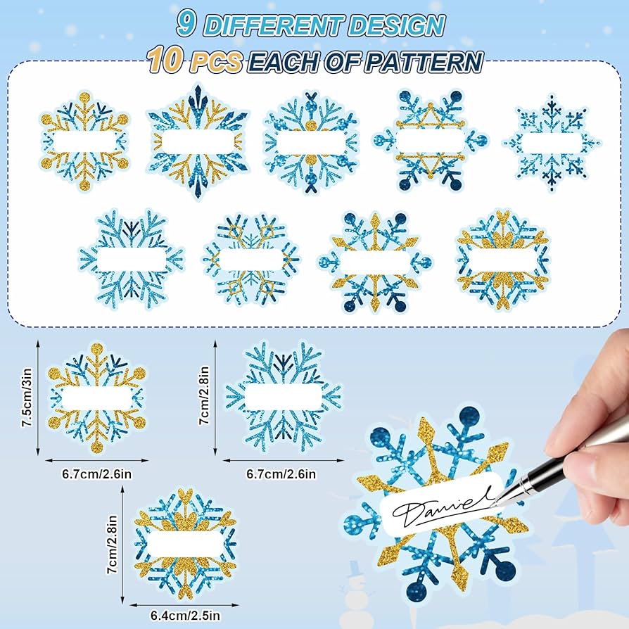 amazon-com-whaline-90pcs-christmas-winter-name-tag-stickers-blue-gold-snowflake-shape-nameplates-xmas-self-adhesive-gift-label-decals-for-holiday-present-students-desk-classroom-9-designs-office-products for Free Printable Winter Cubby Tags Amazon.com: Whaline 90Pcs Christmas Winter Name Tag Stickers Blue Gold Snowflake Shape Nameplates Xmas Self-Adhesive Gift Label Decals for Holiday Present Students Desk Classroom, 9 Designs : Office Products for Free Printable Winter Cubby Tags