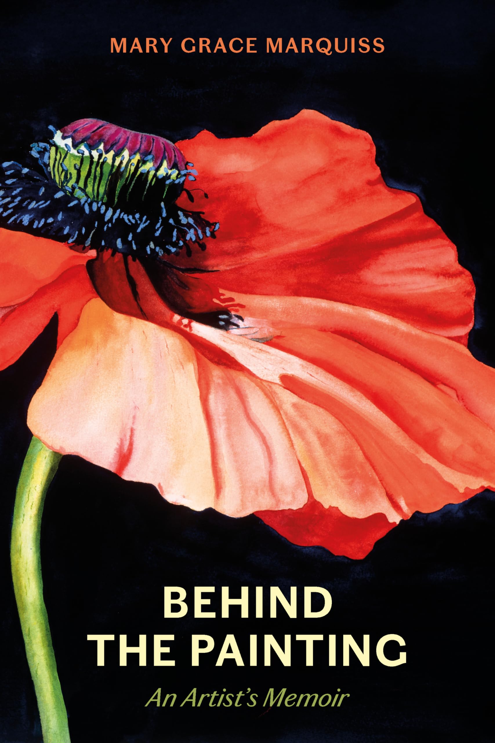 Behind the Painting livre en anglais de mémoires d'artiste peintre