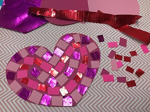 Miniatura 4 de Hygloss - Papel de aluminio metálico para artes y manualidades, actividades de aula y artistas, decoración de fiestas o vacaciones, 8.5 x 11