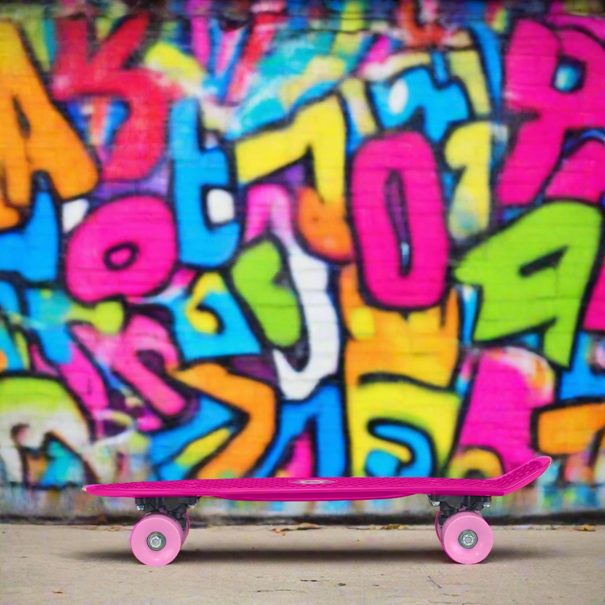 EVO Planche à roulettes lumineuse de 6,7 m | Skateboard pour débutants ou professionnels | Skateboard lumineux pour enfants et adolescents | Mini Cruiser complet | Convient à tous les enfants de 3 ans