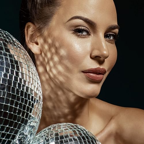 Miniatura 5 de 2 bolas de disco de cristal jumbo de 16 y 12 pulgadas bola de discoteca grande de plata colgante bola de discoteca reflectante iluminación de