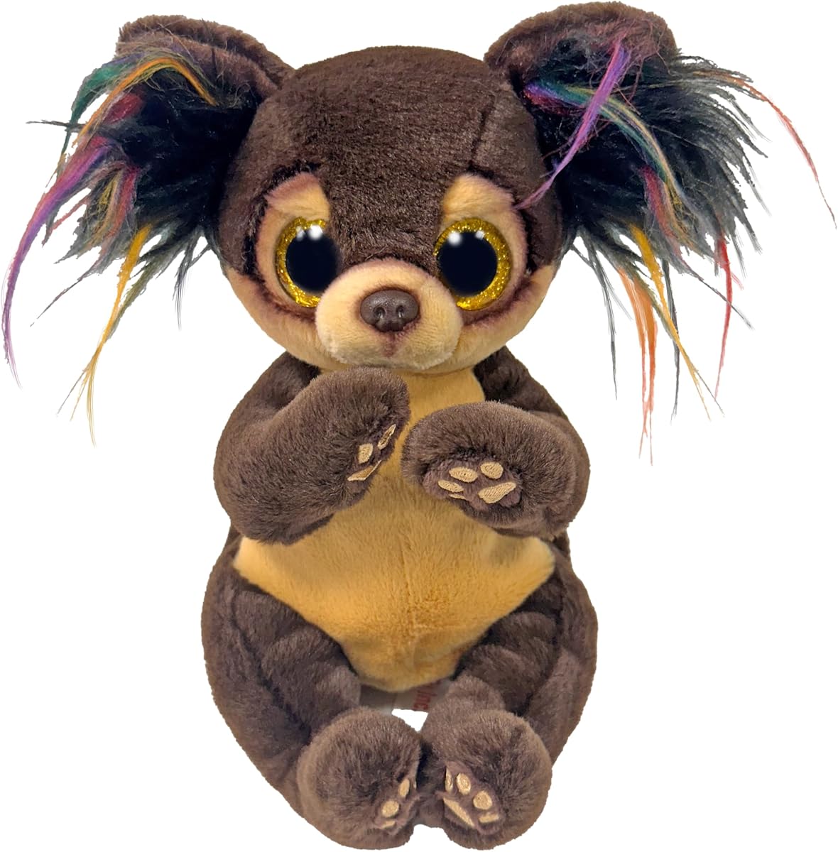 Beanie Boos Toffee the Chihuahua with Big Yellow Eyes and Glitter - T37393