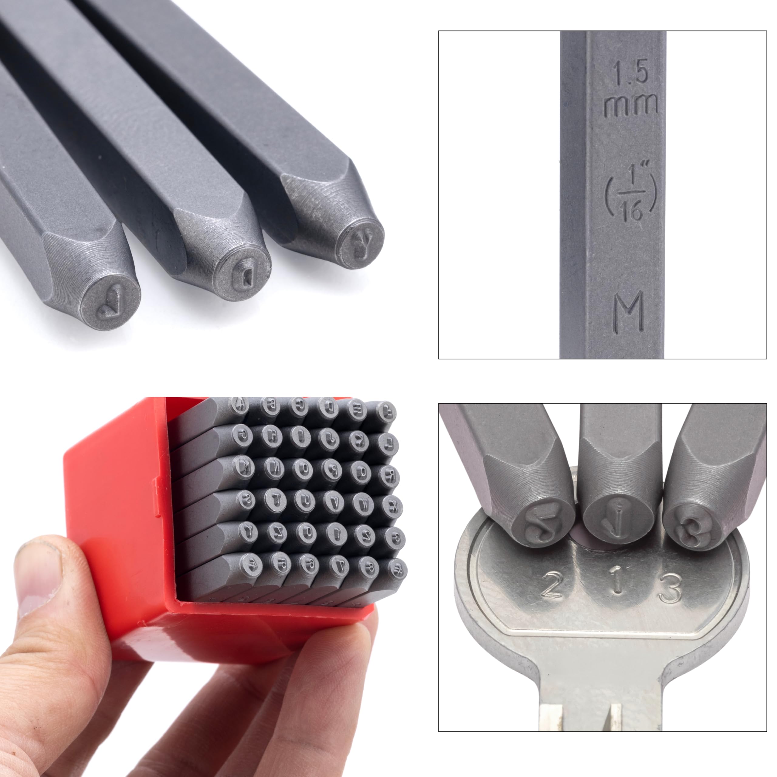 Amazon.com: NEIKO 02629A Number and Letter Punch Set with Heat