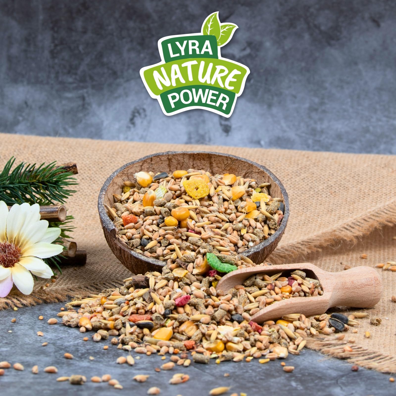 Lyra Pet® 25 kg Aliment Complet nutritif pour rongeurs | Pour hamsters, souris, rats, cochons d’Inde & lapins - Aliment nutritif - Naturel & adapté à l’espèce