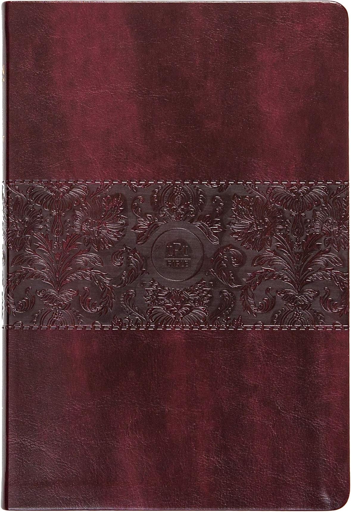 The Passion Translation New Testament with Psalms Proverbs and Song of Songs (2020 Edn) Large Print Burgundy Faux Leather