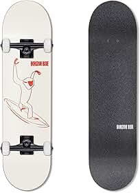 HORIZON BLUE Skate Maple de 80,6 cm completo para iniciantes, intermediários e profissionais