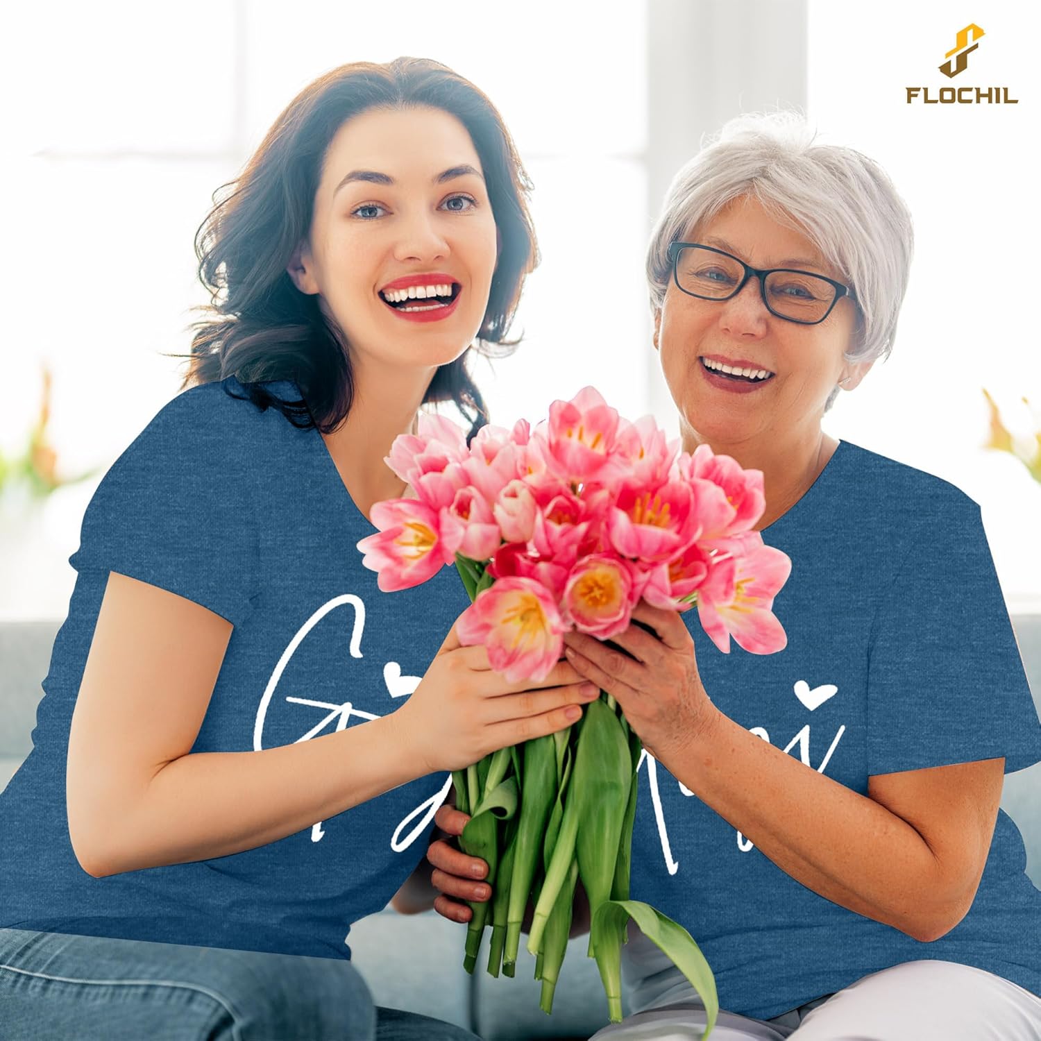 ALLTB Gigi Shirts Women Gigi Heart Graphic Tshirts Cute Grandma Shirt Nana Gifts Tops Casual Holiday Short Sleeve Tee - Image 4