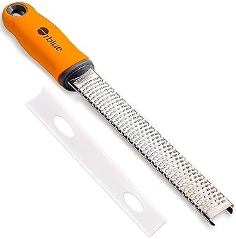 Orblue Lemon Zester & Cheese Grater - Premium Citrus Zester, Kitchen Grater for Parmesan, Chocolate, Fruits, Vegetabl...