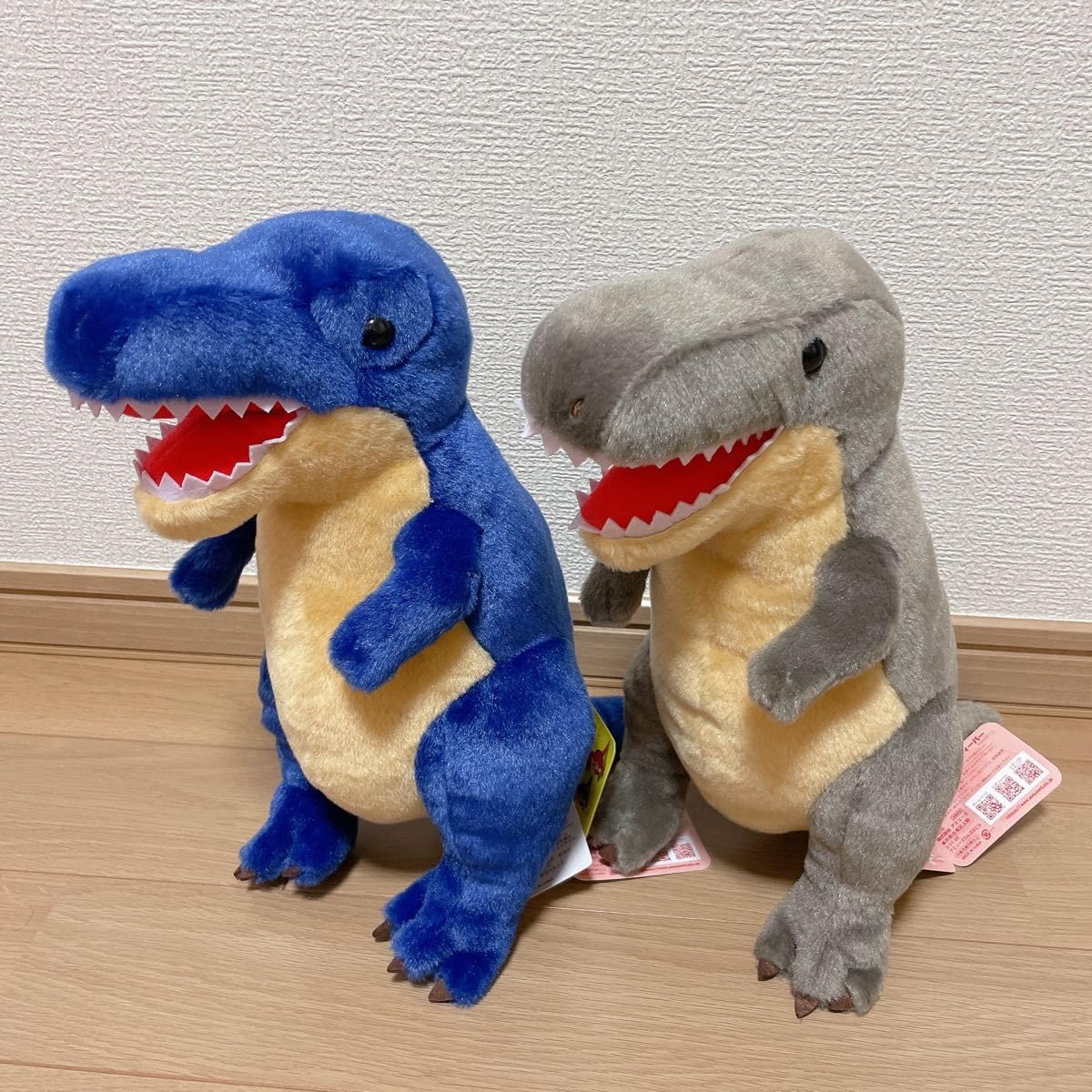 【※新品！】 恐竜時代 肉食祭りでフィーバーBIG ぬいぐるみ ２種セット Amazon.co.jp: 恐竜時代 肉食祭り フィーバー 2点セット BIG