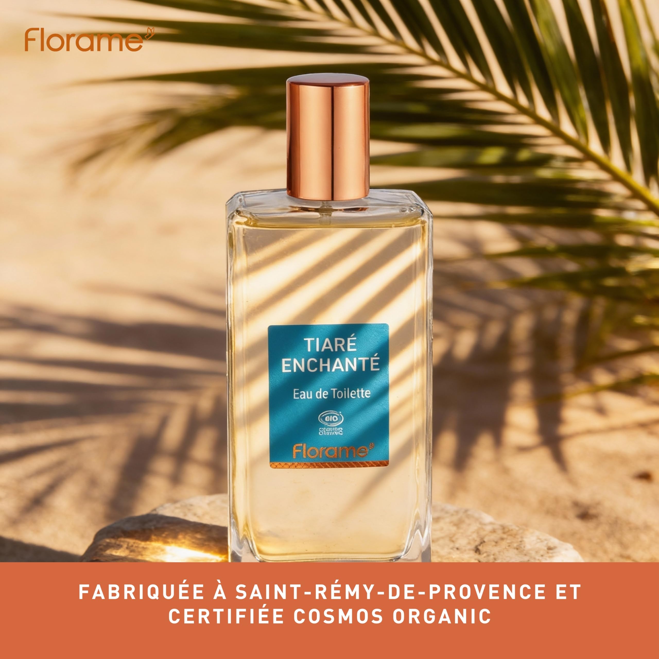 Florame Eau de Toilette Tiaré Enchanté 100 ml – Notes Florales Solaires – Tiaré, Vanille & Ambre – Fabriquée en France