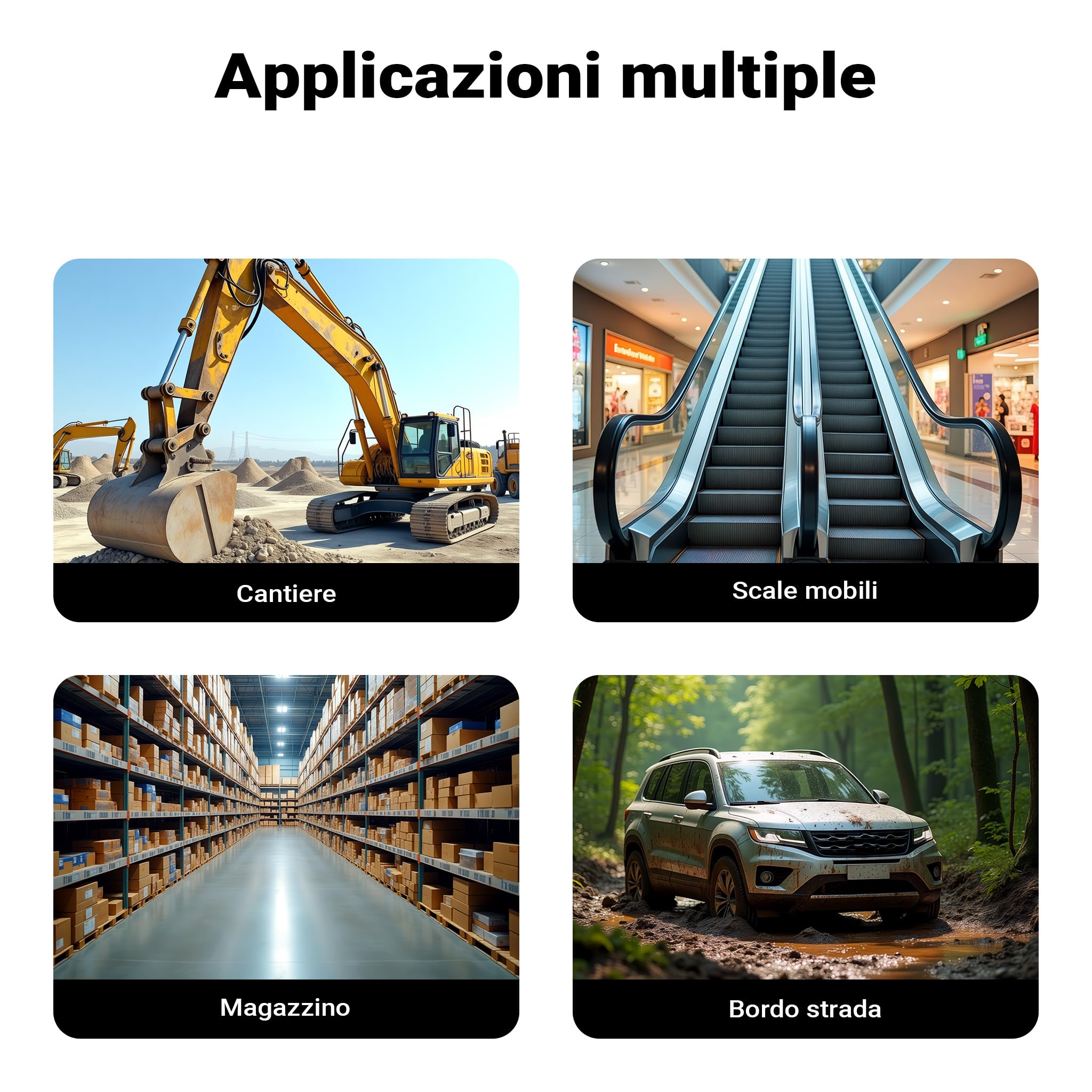 Wiltec Transenna estensibile 250 cm in plastica, barriera a pantografo con nastro riflettente, barriera da cantiere zavorrabile e pieghevole, transenna per il traffico