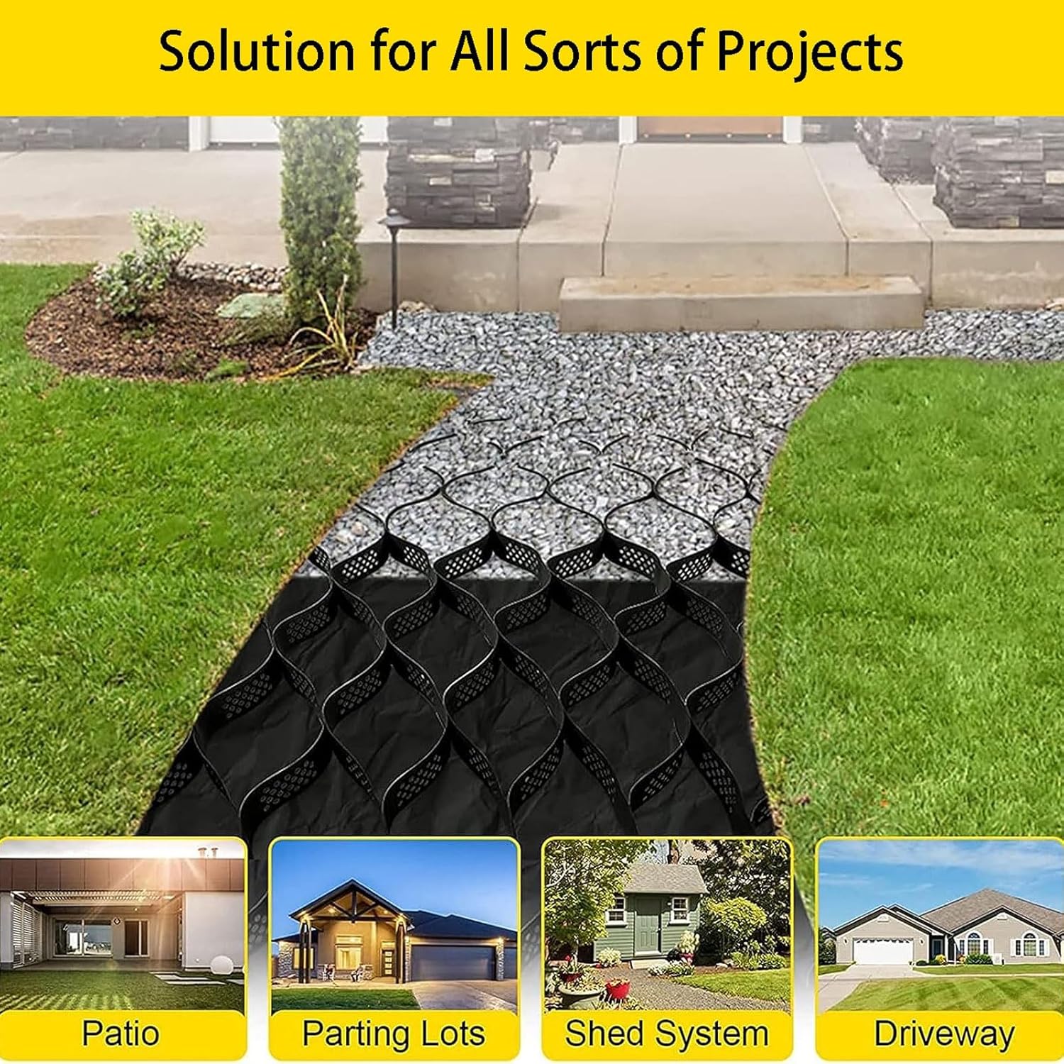 Reinforced Retaining Wall With Biaxial Geogrid Solution