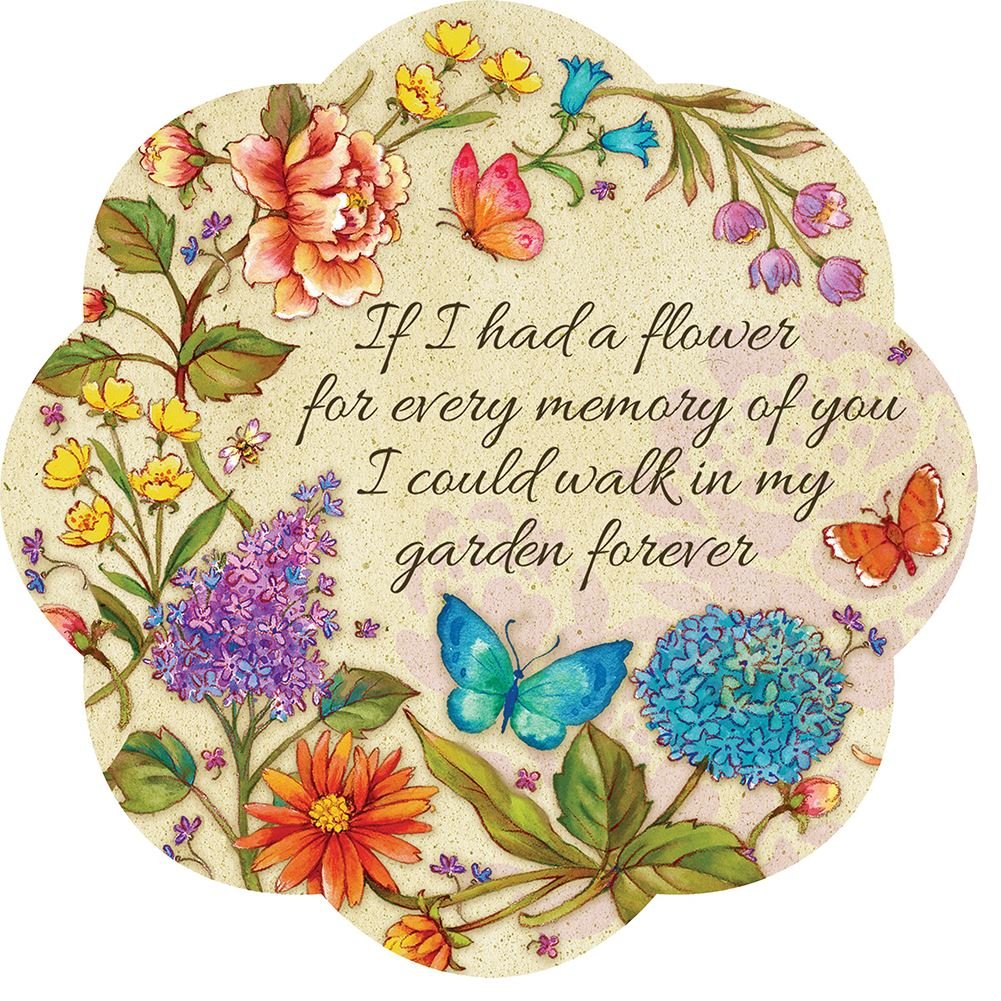 Custom Decor Stepping Stone - If I Had A Flower