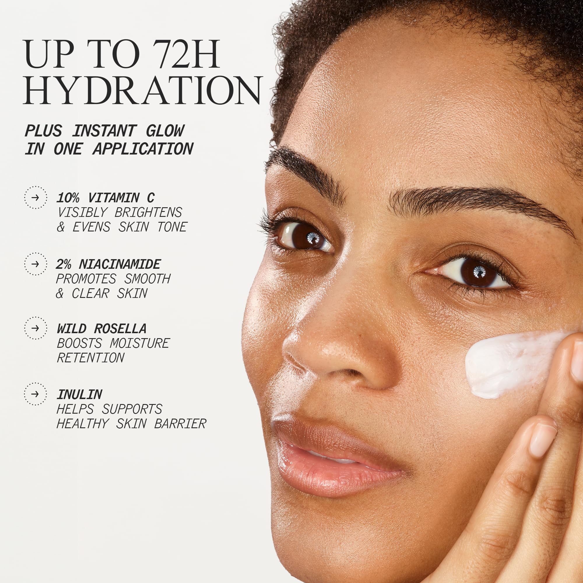 Juice Beauty PREBIOTIX C-Boost72 Hydrating Whipped Cream 20% Vitamin C Niacinamide Complex - 50 mL - Evens Skin Tone, Hydrates & Smooths - Vegan & Cruelty Free