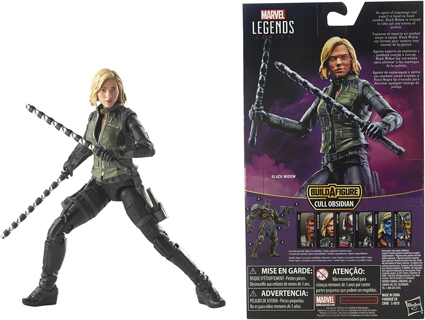 Avengers Marvel Legends Series 6-inch Black Widow