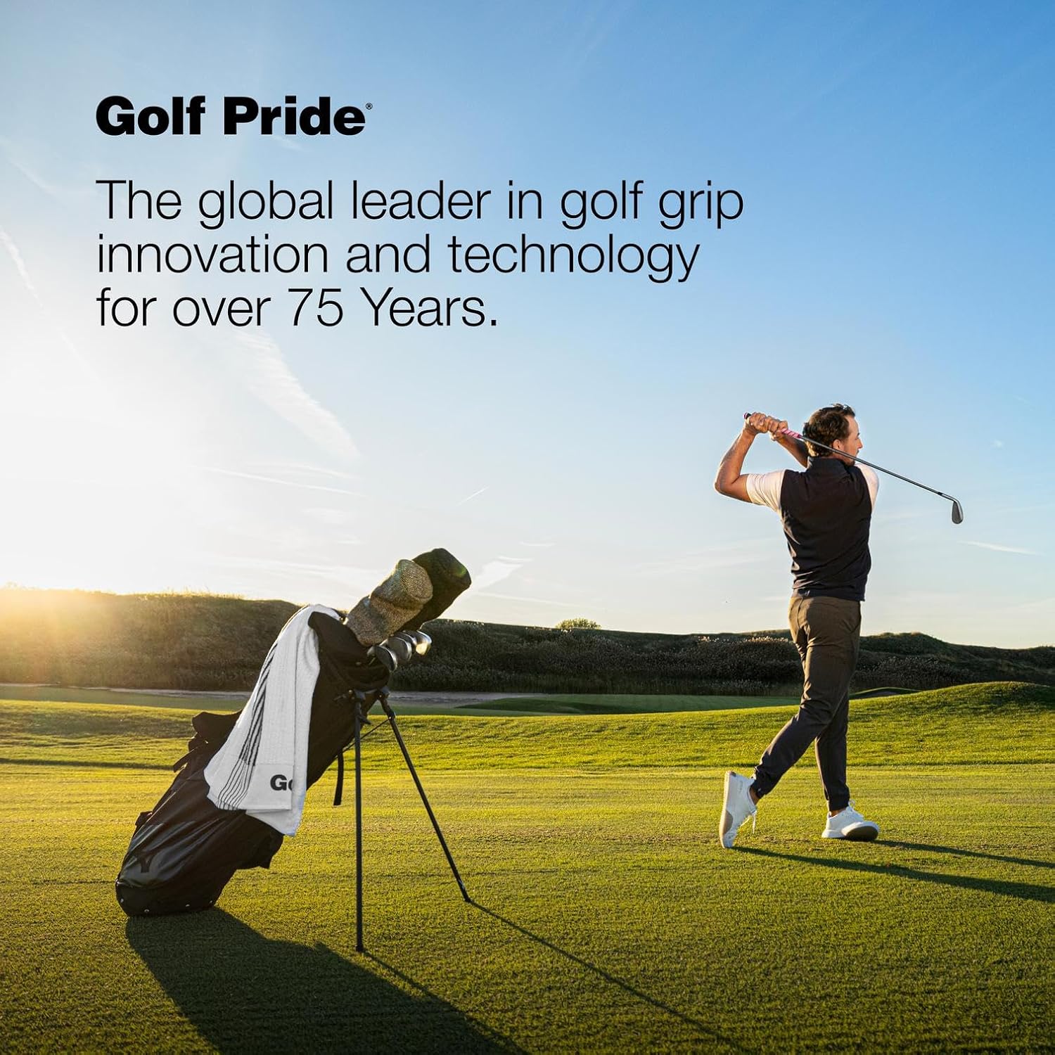 Golf Pride Tour Wrap Golf Grip - Comfortable, Durable Grip for Clubs - Classic Wrap Design with High-Tack Feel - Rubber Construction - Blue