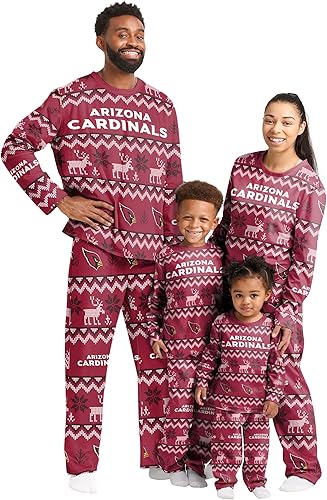 Miniatura 4 de FOCO NFL womens Nfl Team Ugly Pattern Matching Set Family Holiday Pajamas