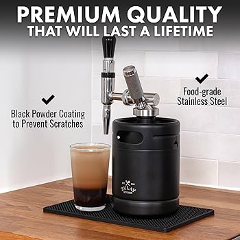 Buy Zulay Nitro Cold Brew Maker - 64oz Nitro Cold Brew Keg