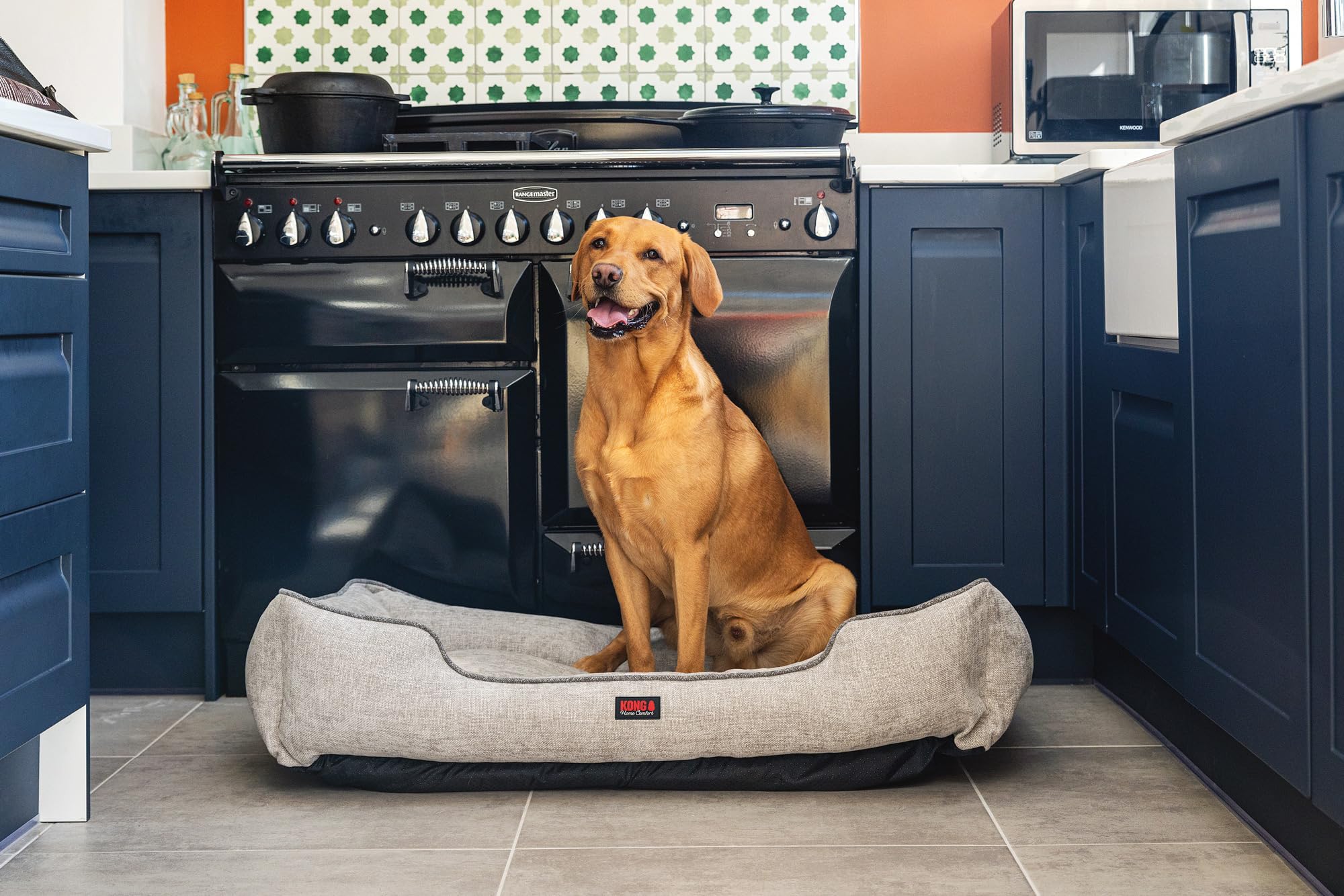 KONG Comfort Dog Bed - Grey - Large