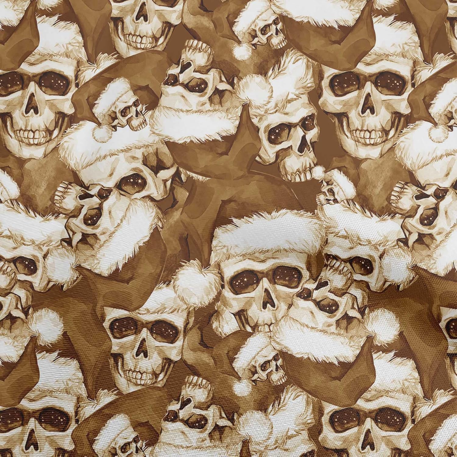 oneOone Polyester Spandex Fuschia Pink Fabric Skull Quilting Supplies Print Sewing Fabric by The Yard 56 Inch Wide