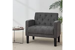 TYBOATLE Dark Grey Accent Chair