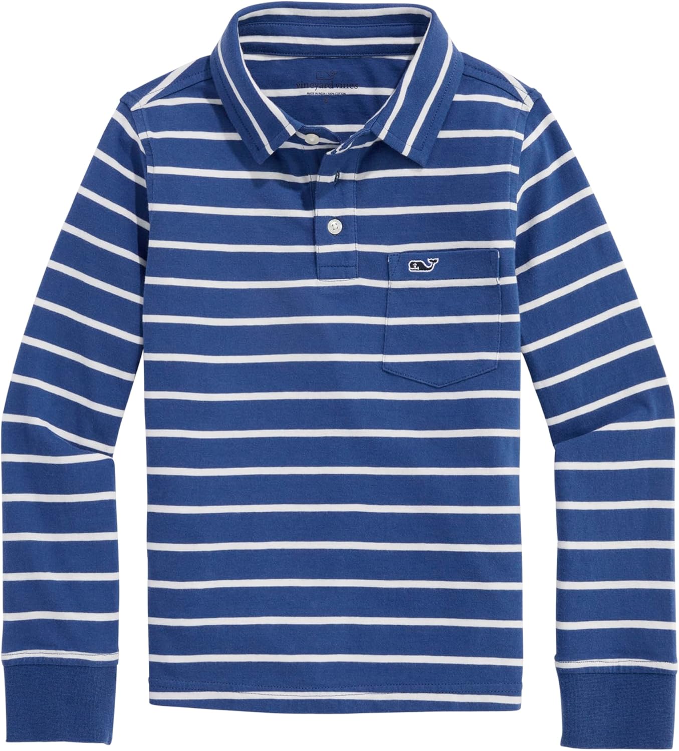 Vineyard Vines Boys' Boys Striped Surf Long-Sleeve Polo